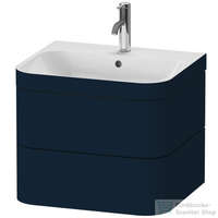 Duravit Duravit HAPPY D.2 PLUS 2 57,5 cm széles fiókos alsószekrény mosdóval,1 csaplyukkal,Night Blue Satin Matt Lacquer HP4635O9898