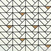 Marazzi Marazzi Eclettica Bronze Mosaico White 40x40 fali csempe M3JA