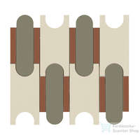 Marazzi Marazzi Momenti Mosaico Puzzle Avorio 30,6x32,8 cm-es fali csempe MAL9