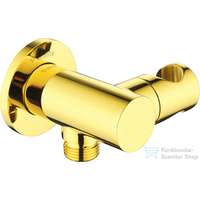 Deante Deante Cascada kerek gégecsőcsatlakozós zuhanytartó, arany NAC_Z57K