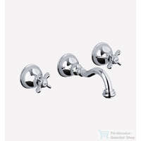 Webert Webert Ottocento 3 részes fali mosdócsaptelep króm színben, leeresztő nélkül, OT750404.015