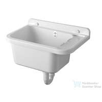 Aqualine AQUALINE Fali kiöntő rakodó felülettel, szifonnal, 50x34cm, PVC, fehér (PI5050)