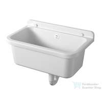Aqualine AQUALINE Fali kiöntő, szifonnal, 55x34cm, PVC, fehér (PI5055)