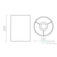 Rendl Rendl RON 15/20 lámpabúra Monaco galamb szürke/ezüst PVC max. 28W R11810