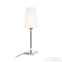 Rendl Rendl LULU asztali lámpa fehér/fekete króm 230V E27 28W R12464