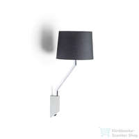 Rendl Rendl SHARP fali lámpa fekete króm 230V E27 42W R12481