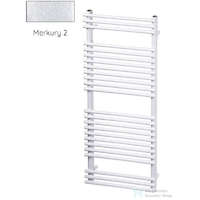 Radeco Radeco SARA E A5-600/SPE 1180x650 törölközőszárítós radiátor, MERKURY 2 (ezüst) színben