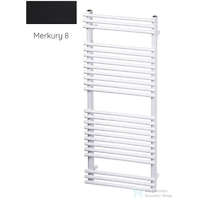 Radeco Radeco SARA E A5-600/SPE 1180x650 törölközőszárítós radiátor, MERKURY 8 (selyemfényű fekete) színben