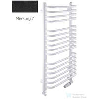 Radeco Radeco UMBERTO AD5-600/UE 1380x650 törölközőszárítós radiátor MERKURY 7 (matt fekete) színben