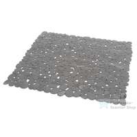 Aqualine AQUALINE RIVER fürdőszobai szőnyeg csúszásgátlóval, zuhanyfülkébe, 540x540mm, PVC/szürke (TADO40108)