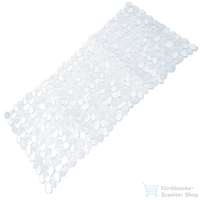 Aqualine AQUALINE RIVER fürdőszobai szőnyeg csúszásgátlóval, zuhanyfülkébe, 350x700mm, PVC/áttetsző (TAVA40100)