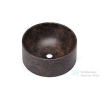 Svis Design Svis Design mosdó 40 cm COLUMBA BASIC - DARK STONE, kék, okker és fekete, matt lakk UBX.COLUMBA.BC.040.000.DS.01.1