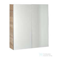 Aqualine AQUALINE VEGA tükrösszekrény, 60x70x18cm, platinatölgy VG860