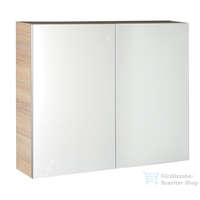 Aqualine AQUALINE VEGA tükrösszekrény, 80x70x18cm, platinatölgy VG880