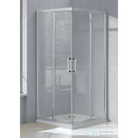 Wellis Wellis Apollo 80x80 szögletes zuhanykabin tolóajtóval Easy Cleannel WC00473