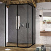 Ravak Ravak Blix Slim BLSRV2K-80 80 cm-es zuhanyajtó (csak az egyik oldal),fekete+transparent X1XM40300Z1