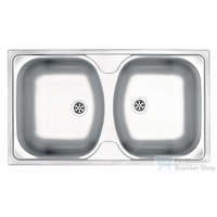 Deante Deante Techno 2 medencés rozsdamentes mosogató, szatén ZMU 0200