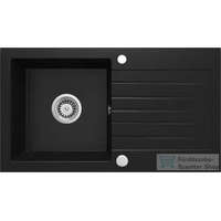 Deante Deante ZORBA gránit mosogató, 1 medencés, csepegtetővel, 760x440 mm, fekete ZQZ_N113