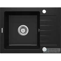 Deante Deante ZORBA gránit mosogató, 1 medencés, csepegtetővel, 580x440 mm, fekete ZQZ_N11A