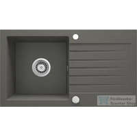 Deante Deante ZORBA gránit mosogató, 1 medencés, csepegtetővel, 760x440 mm, antracit metál ZQZ_T113