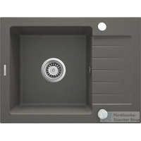 Deante Deante ZORBA gránit mosogató, 1 medencés, csepegtetővel, 580x440 mm, antracit metál ZQZ_T11A