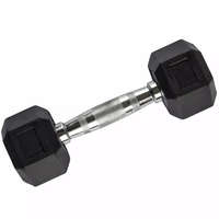 Robust Hatszögletű gumírozott fix súlyzó 1-50kg