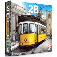 MEBO Games Lisbon Tram 28 (választható nyomdai magyar szabállyal) társasjáték + AJÁNDÉK promókártyák