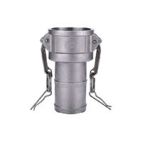 Longlife Camlock rozsdamentes acél M-elem tömlőcsonkkal 1/2" - 13 mm tömlőhöz