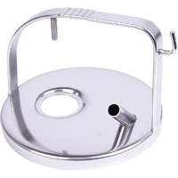 GRANIT Tejesvödör fedele rozsdamentes acél, OD 17 mm, a konzol magassága: 143 mm