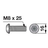 ESM Rögzítőcsavar 00449315 - M8 x 25 mm