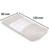 Simítózáras tasak írható 80x120mm