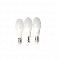 8,8W E27 LED fényforrás ( Izzó ), 3000K, 806 lm, gömb alakú, 3db / csomag, G-Tech