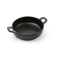 HENDI Miniatűr kerek serpenyő Little Chef, HENDI, Fekete, 150x115x(H)37mm