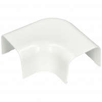 65x50 mm 90° Kanyarív, lapos, fehér, UV álló (CANALPLAST) klíma dekorcsatorna