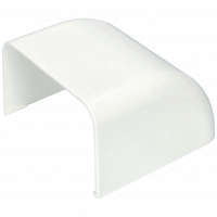 125x75 mm 90° Végelzáró elem, fehér, UV álló (CANALPLAST) klíma dekorcsatorna