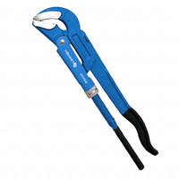 HÖGERT Svédcsőfogó, rögzítővel, 1,5", 430 mm, 45° pofával, HÖGERT HT1P502