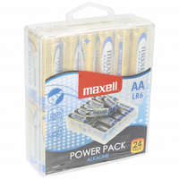 1.5V tartós elem MAXELL LR6 AA (ceruza) 24db-os csomag, műanyag dobozban