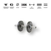 GazoFitness - Magyar súlyzó GazoFitness® Kézi Súlyzó 1 x 3 Kg (Össz:3 Kg)
