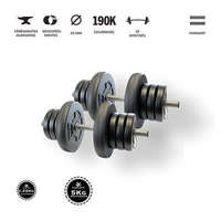 GazoFitness - Magyar súlyzó GazoFitness® Kézi Súlyzó 2 x 18 Kg( Össz:36 Kg)