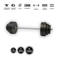 GazoFitness - Magyar súlyzó GazoFitness® Kétkezes Súlyzó 57 Kg (150 cm hosszú rúd)