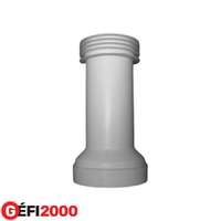  WC bekötőcső egyenes 100x110mm/CON2/