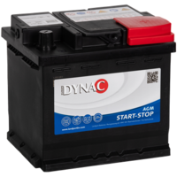 DYNAC DYNAC Start-Stop AGM - 12V 50Ah - autó akkumulátor - Jobb+