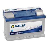 VARTA Varta Blue - 12v 72ah - autó akkumulátor - jobb+ *alacsony