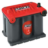 OPTIMA Optima Red - 12v 44ah - autó akkumulátor - bal+ *oldalcsavaros *U - 3,7