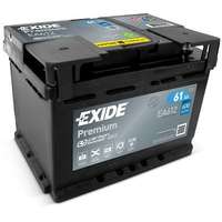 EXIDE EXIDE Premium 12V 61Ah 600A jobb+ autó akkumulátor