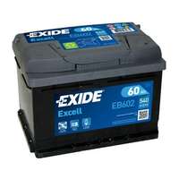 EXIDE EXIDE Excell 12V 60Ah 540A jobb+ autó akkumulátor