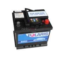POLARIS Polaris - 12v 45ah - autó akkumulátor - jobb+ *alacsony