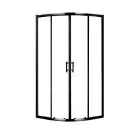 Viva Aqua Viva AQUA Max Zuhanykabin ÍVES FEKETE Profil - 6 mm víztiszta vízlepergető üveg - 90 x 90 x 190 cm