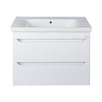 TMP TMP SHARP 80 fali fürdőszobabútor - Sanovit SOFT - 13080 mosdóval - 80 x 45,5 cm