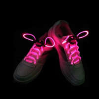 Good4Home Világító cipőfűző, LED cipőfűző 1 pár Rózsaszín